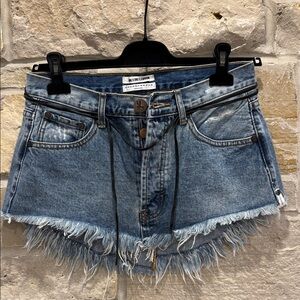 One Teaspoon size 26 Denim Frayed Hem Women Skirts